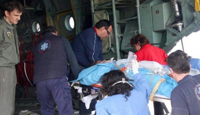 Σωτήρια αεροδιακομιδή εγκύου από τη Ρόδο στην Κρήτη (βίντεο)