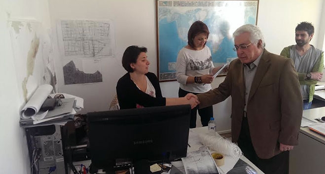Ο Αριστοτέλης Παυλίδης δίπλα στους εργαζόμενους του Δήμου Κω (foto)