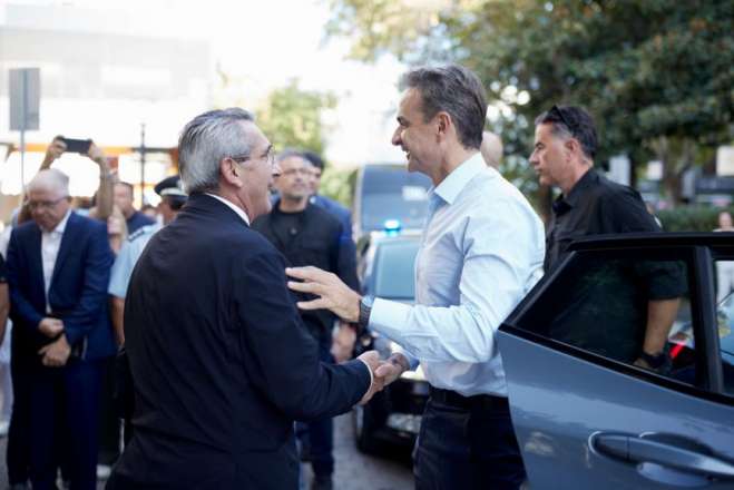 Χαιρετισμός Πρωθυπουργού &amp; Προέδρου ΝΔ Κ. Μητσοτάκη στην εκδήλωση για την υποψηφιότητα του Γ. Χατζημάρκου για τη θέση του Περιφερειάρχη Νοτίου Αιγαίου