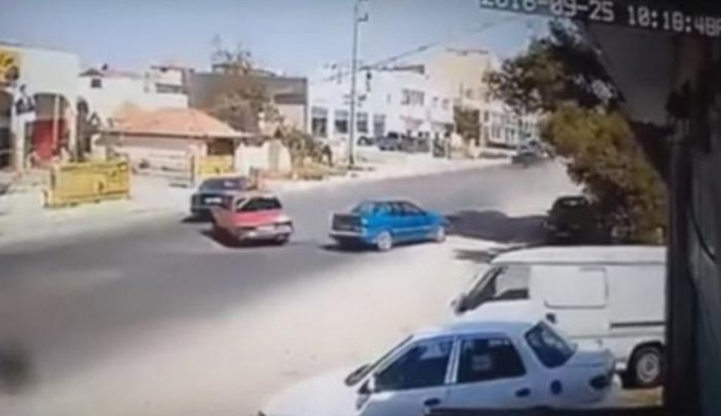 Απίστευτη τύχη σε συμβάν που μοιάζει με χορογραφία! [βίντεο]