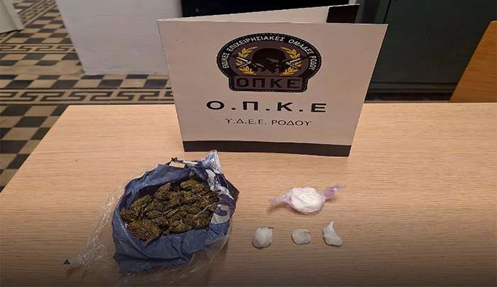 Συνελήφθη ημεδαπός για κατοχή ναρκωτικών στη Ρόδο