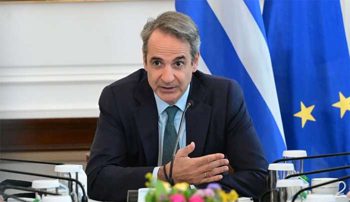 Από την συνεδρίαση του Υπουργικού Συμβουλίου υπό τον πρωθυπουργό Κυριάκο Μητσοτάκη, στο Μέγαρο Μαξίμου, την Τετάρτη 28 Μαΐου 2025.  ΤΑΤΙΑΝΑ ΜΠΟΛΑΡΗ/EUROKINISSI