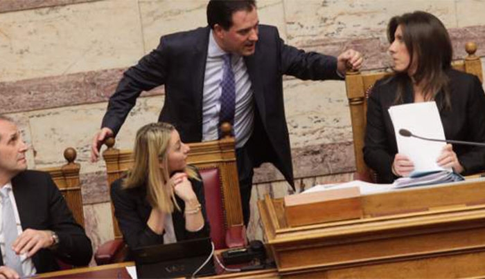 Αδωνις σε Ζωή: Εδώ δεν είναι βενζινάδικο στην Αιδηψό – Είναι Βουλή!!!