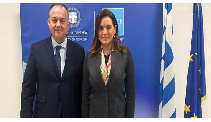 Συνάντηση του Υφυπουργού Ναυτιλίας και Νησιωτικής Πολιτικής Ιωάννη Παππά με την Υπουργό Τουρισμού Όλγα Κεφαλογιάννη