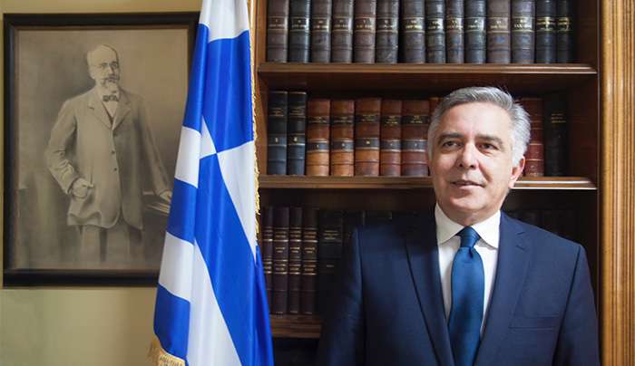 Ο Βασίλης Α. Υψηλάντης, εκπρόσωπος της Βουλής των Ελλήνων στη Ρόδο για την επέτειο της 28ης Οκτωβρίου
