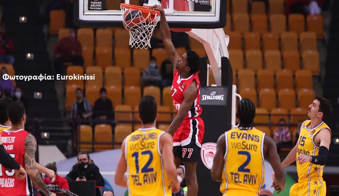 Euroleague: «Τρένο» ο Ολυμπιακός, νίκησε 90-73 τη Μακάμπι