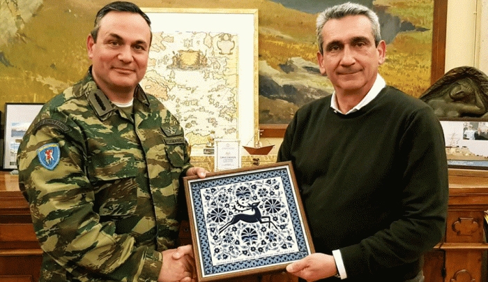 Συνάντηση του Περιφερειάρχη, με τον νέο διοικητή της 95 ΑΔΤΕ, Γρηγόριο Ρουμάνη