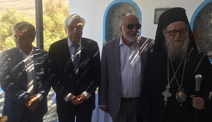 Ο ΠτΔ Προκόπης Παυλόπουλος, Κουρουμπλής και Καματερός στην Κάσο