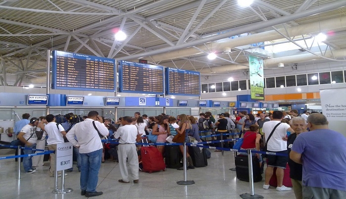 INSETE: 18,8 εκατ. διεθνείς αεροπορικές αφίξεις το 8μηνο του 2019 (+3,3%)
