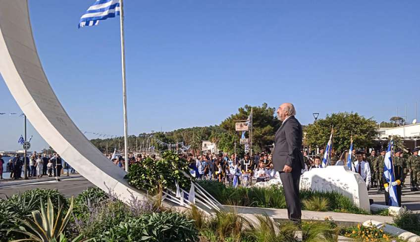 Στη Λέρο ο Γιώργος Νικητιάδης, για την 28η Οκτωβρίου