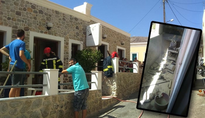 Μικρή πυρκαγιά σε κομμωτήριο στη Χώρα Καλύμνου