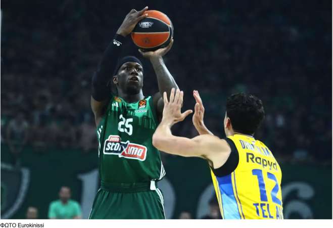 Παναθηναϊκός – Μακάμπι Τελ Αβίβ 81-72: Στο Final Four της Euroleague με υπογραφή Κέντρικ Ναν