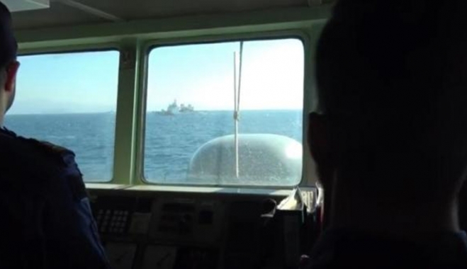 Ιμια: Βίντεο - Ντοκουμέντο της τουρκικής πρόκλησης από την γεφυρα της Κ/Φ "Νικηφόρος"