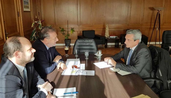 Επαφές του Περιφερειάρχη στο Υπουργείο Οικονομίας και Ανάπτυξης, στο πλαίσιο της εκστρατείας κάλυψης του χρηματοδοτικού κενού