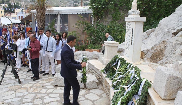 Εκπρόσωποι των Ανεξάρτητων Ελλήνων στους εορτασμούς της Σύμης
