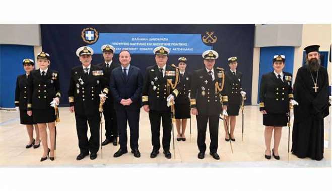 Τελετή απονομής ξιφών σε Ανθυποπλοιάρχους Λ.Σ. – ΕΛ.ΑΚΤ. απευθείας κατάταξης, ειδικότητας Νομικού (29.2.2024)