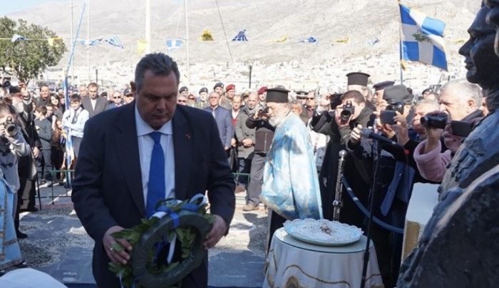 Π. Καμμένος από Κάλυμνο: «Δεν θα χάσουμε ούτε ένα χιλιοστό της εθνικής μας κυριαρχίας»