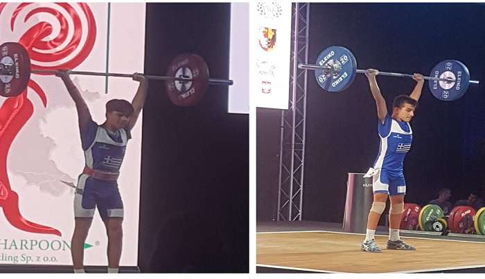 Ευρωπαϊκό Πρωτάθλημα άρσης βαρών U15: Εξαιρετική εμφάνιση και 8η θέση για τον Παναγιώτη Σπύρου