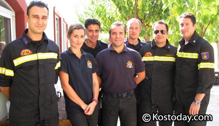 Eυχαριστήριο απο την Ένωση Υπαλλήλων Πυροσβεστικού Σώματος για τη δωρεά του "Neptune" στην Πυροσβεστική Υπηρεσία Κω
