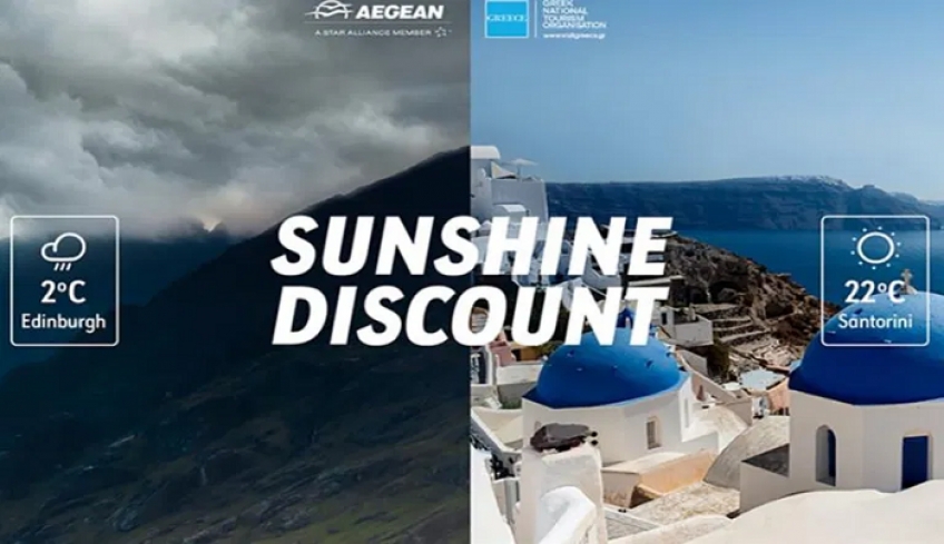 Sunshine Discount: Το «μυστικό όπλο» για τον τουρισμό από τον ΕΟΤ και την AEGEAN (video)