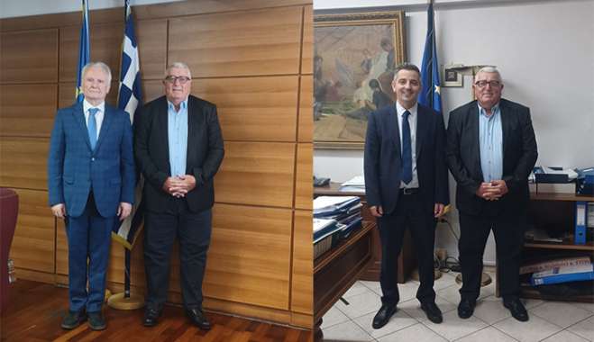 Σειρά επαφών του Αντιπεριφερειάρχη Φιλήμονα Ζαννετίδη στην Αθήνα για κρίσιμα ζητήματα του πρωτογενούς τομέα των νησιών του Νοτίου Αιγαίου