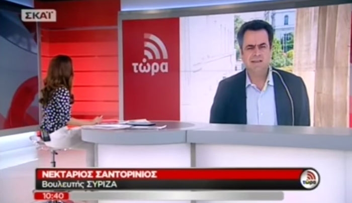 Σαντορινιός: Η πρόταση των θεσμών δεν είναι πρόταση για λύση. Είναι πρόταση για ρήξη