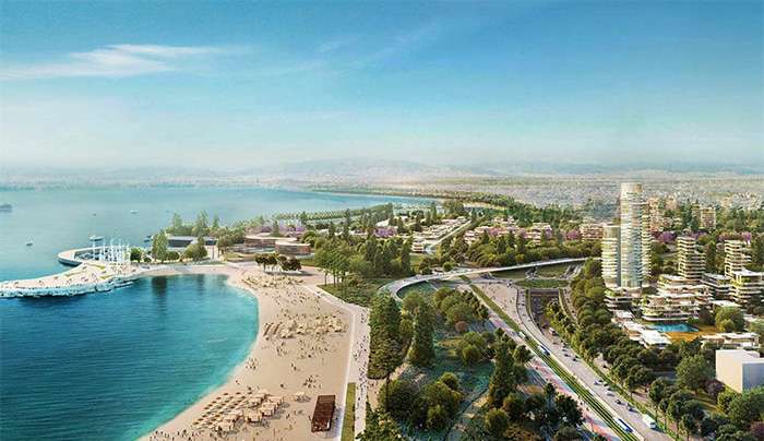 Μακέτα από την αναμόρφωση του παλιού αεροδρομίου στο Ελληνικό © Lamda Development