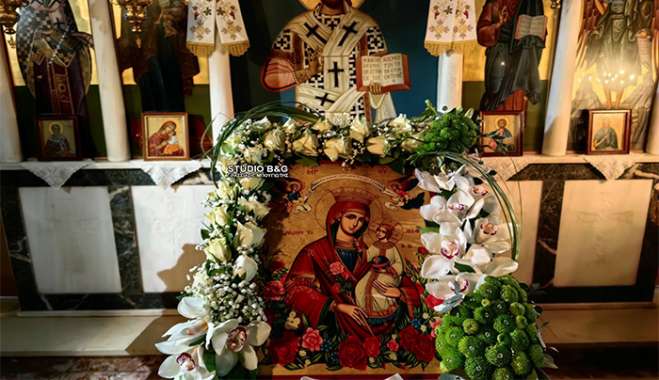 Με κατάνυξη οι ’’Χαιρετισμοί ‘’ της Παναγίας στο Νοσοκομείο Ναυπλίου