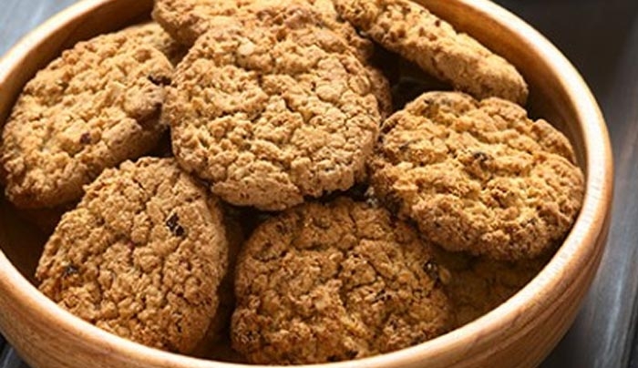 Cookies με βρώμη και μήλα