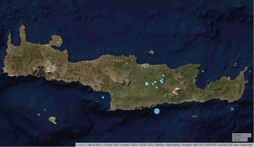 Σεισμός 4,6 ρίχτερ ταρακούνησε το Ηράκλειο – 14 χλμ. το εστιακό βάθος