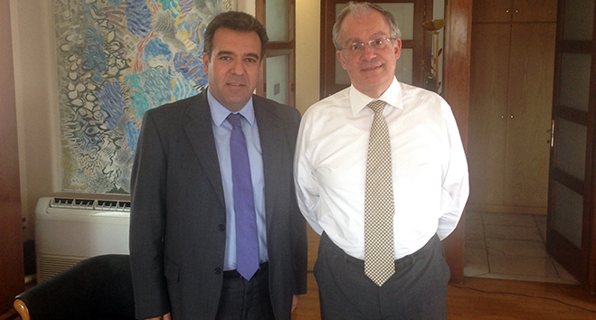 Συνάντηση του Μ.Κόνσολα με τον Υπ.Πολιτισμού Κ.Τασούλα. Θέμα διάθεσης των πόρων του ΤΑΠΑ ενώ κατέθεσε πρόταση 7 σημείων.