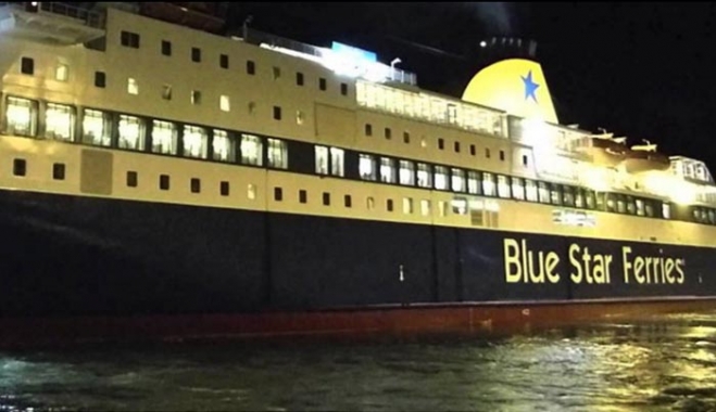 Στην Ίο οι 205 επιβάτες του Blue Star Patmos που προσάραξε στην είσοδο του λιμανιού