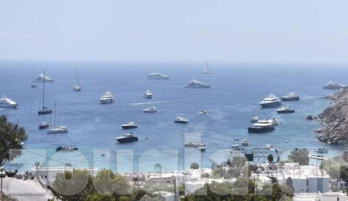 Aπόβαση Αράβων στην Ψαρού (φωτό)