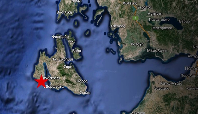 Ισχυρός σεισμός 5,1 Ρίχτερ ταρακούνησε την Κεφαλονιά