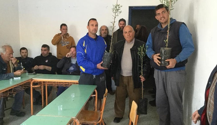 ¨ Προσφορά ελαιοδέντρων στο νησί της Σερίφου ¨