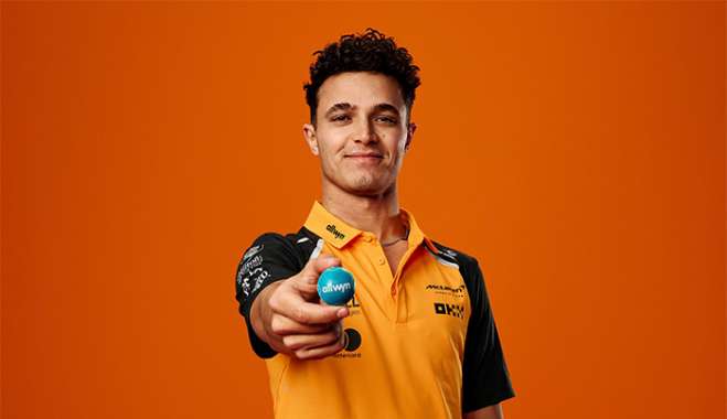 Ο οδηγός της McLaren, Lando Norris