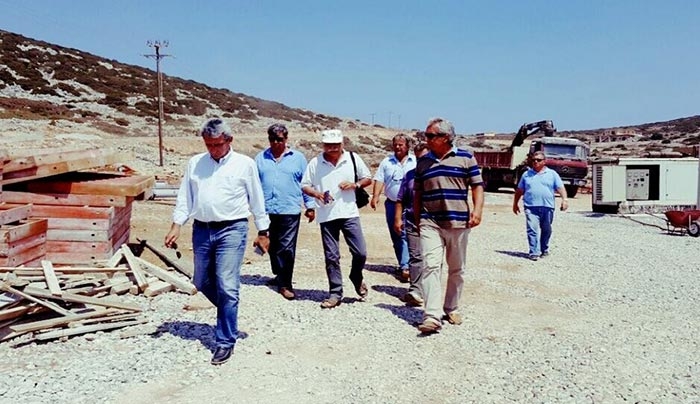 Ο Περιφερειάρχης στην Αστυπάλαια (φωτό)