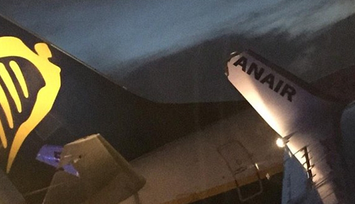 Αεροπλάνα της Ryanair συγκρούστηκαν στο αεροδρόμιο του Δουβλίνου