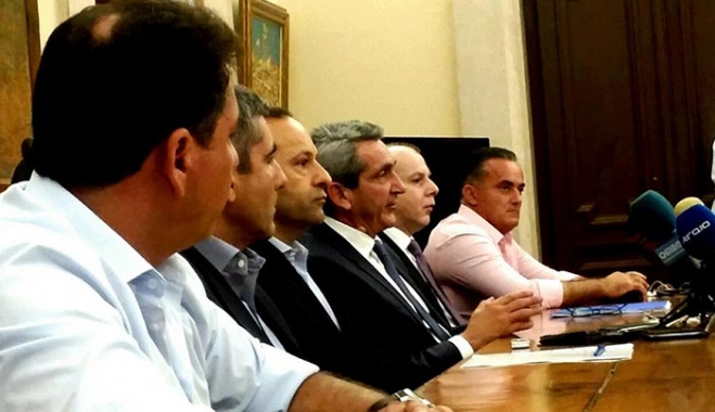 Κοινή συνέντευξη Τύπου στην Περιφέρεια για την κατάργηση των μειωμένων συντελεστών ΦΠΑ σε πέντε νησιά του Νοτίου Αιγαίου
