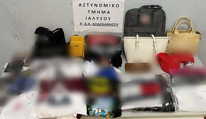 Συνελήφθησαν 7 άτομα για εμπόριο απομιμητικών προϊόντων στη Ρόδο