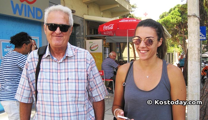 Ο φακός της Kostoday "συνέλαβε" την Ανθή Χατζηγιακουμή στην Κω