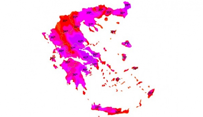 Καιρός: Θα ψηθούμε! Καύσωνας το Σαββατοκύριακο!